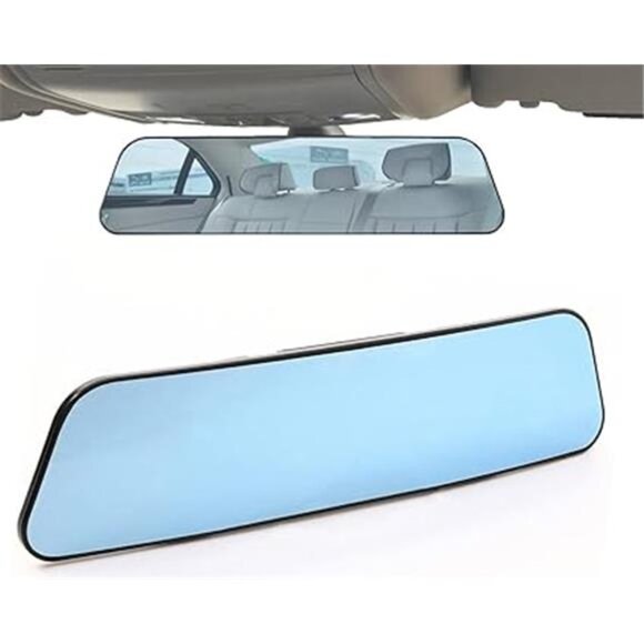 Rear View Mirror, 11.8 Inch Panoramic Anti-Glare Rearview Mirror, Car Interior - Picture 7 of 7